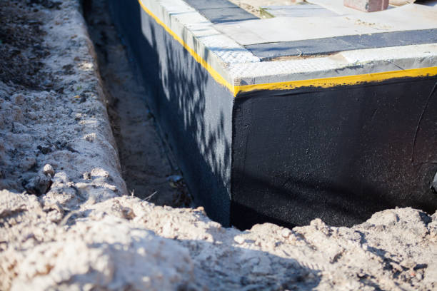 Professional Waterproofing technician working in Bath, PA